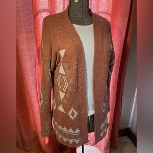 NWT Tribal Boho Cardigan Sweater, Medium